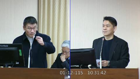2026-01-12 09:00 第11屆 第4會期 主辦單位：內政委員會 李柏毅委員質詢封面