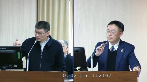 2026-01-12 09:00 第11屆 第4會期 主辦單位：內政委員會 李坤城委員質詢封面
