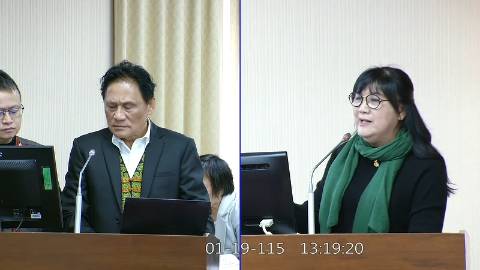 2026-01-19 09:00 第11屆 第4會期 主辦單位：內政委員會 伍麗華Saidhai Tahovecahe委員質詢封面