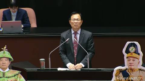 2026-01-21 09:00 第11屆 第4會期 主辦單位：全院委員會 張啓楷委員質詢封面