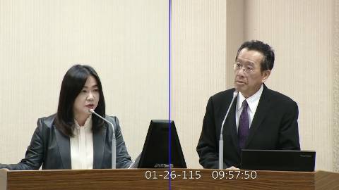 2026-01-26 09:00 第11屆 第4會期 主辦單位：外交及國防委員會 馬文君委員質詢封面