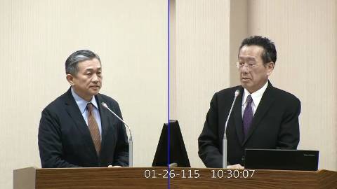 2026-01-26 09:00 第11屆 第4會期 主辦單位：外交及國防委員會 王定宇委員質詢封面