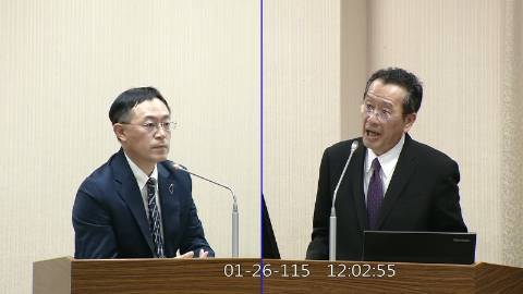 2026-01-26 09:00 第11屆 第4會期 主辦單位：外交及國防委員會 李坤城委員質詢封面