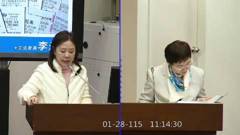 2026-01-28 09:00 第11屆 第4會期 主辦單位：財政委員會 李彥秀委員質詢封面