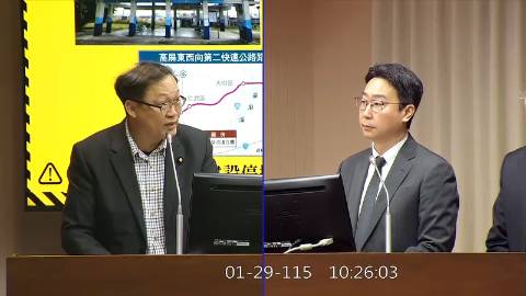 2026-01-29 09:00 第11屆 第4會期 主辦單位：交通委員會 徐富癸委員質詢封面