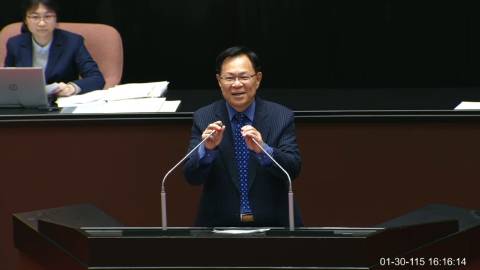 2026-01-30 09:00 第11屆 第4會期 主辦單位：院會 張啓楷委員質詢封面
