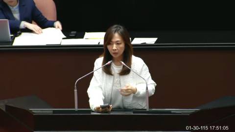 2026-01-30 09:00 第11屆 第4會期 主辦單位：院會 郭昱晴委員質詢封面