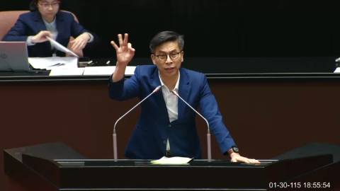 2026-01-30 09:00 第11屆 第4會期 主辦單位：院會 鍾佳濱委員質詢封面