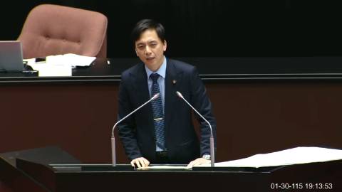 2026-01-30 09:00 第11屆 第4會期 主辦單位：院會 牛煦庭委員質詢封面