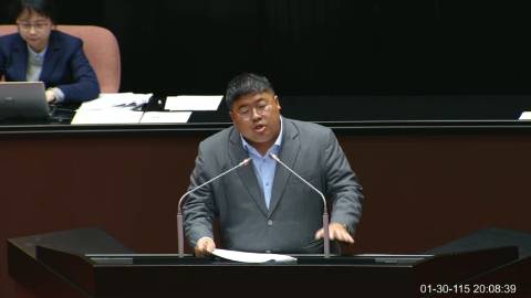 2026-01-30 09:00 第11屆 第4會期 主辦單位：院會 蔡易餘委員質詢封面