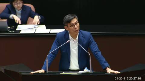 2026-01-30 09:00 第11屆 第4會期 主辦單位：院會 鍾佳濱委員質詢封面