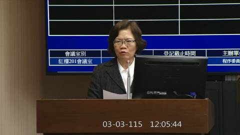 2026-03-03 12:00 第11屆 第5會期 主辦單位:程序委員會 劉書彬委員質詢封面