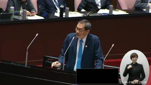 2026-03-06 09:00 第11屆 第5會期 主辦單位：院會 蘇清泉委員質詢封面