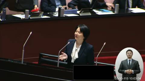 2026-03-10 09:00 第11屆 第5會期 主辦單位：院會 邱慧洳委員質詢封面