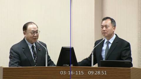 2026-03-16 09:00 第11屆 第5會期 主辦單位：外交及國防委員會 陳永康委員質詢封面