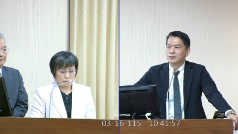 2026-03-16 09:00 第11屆 第5會期 主辦單位：內政委員會 李柏毅委員質詢封面