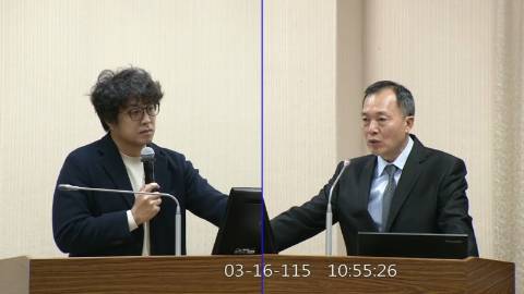 2026-03-16 09:00 第11屆 第5會期 主辦單位：外交及國防委員會 沈伯洋委員質詢封面