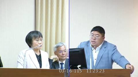 2026-03-16 09:00 第11屆 第5會期 主辦單位：內政委員會 蔡易餘委員質詢封面
