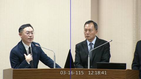 2026-03-16 09:00 第11屆 第5會期 主辦單位：外交及國防委員會 李坤城委員質詢封面