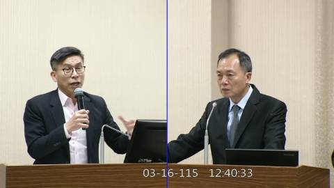 2026-03-16 09:00 第11屆 第5會期 主辦單位：外交及國防委員會 鍾佳濱委員質詢封面