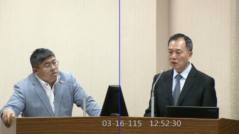 2026-03-16 09:00 第11屆 第5會期 主辦單位：外交及國防委員會 蔡易餘委員質詢封面