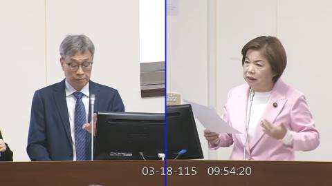 2026-03-18 09:00 第11屆 第5會期 主辦單位：經濟委員會 楊瓊瓔委員質詢封面