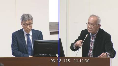 2026-03-18 09:00 第11屆 第5會期 主辦單位：經濟委員會 陳超明委員質詢封面