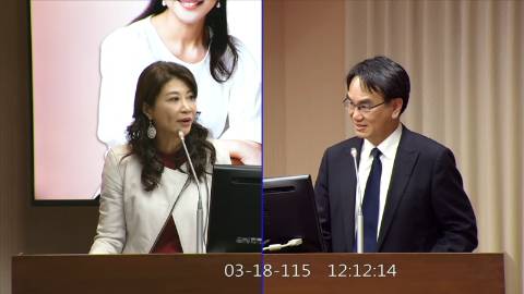 2026-03-18 09:00 第11屆 第5會期 主辦單位：交通委員會 林楚茵委員質詢封面
