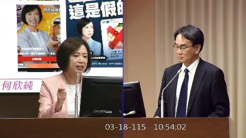 2026-03-18 09:00 第11屆 第5會期 主辦單位：交通委員會 何欣純委員質詢封面