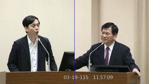 2026-03-19 09:00 第11屆 第5會期 主辦單位：外交及國防委員會 牛煦庭委員質詢封面