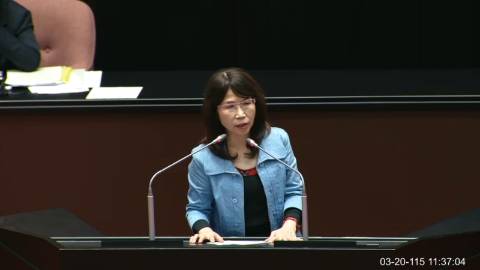 2026-03-20 09:00 第11屆 第5會期 主辦單位:院會 陳昭姿委員質詢封面