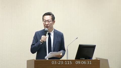 2026-03-23 09:00 第11屆 第5會期 主辦單位:外交及國防委員會 王安祥委員質詢封面