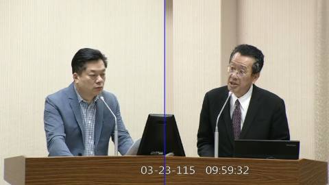 2026-03-23 09:00 第11屆 第5會期 主辦單位：外交及國防委員會 陳俊宇委員質詢封面
