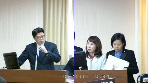 2026-03-23 09:00 第11屆 第5會期 主辦單位:內政委員會 陳昭姿委員質詢封面