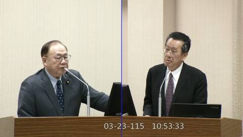 2026-03-23 09:00 第11屆 第5會期 主辦單位：外交及國防委員會 陳永康委員質詢封面