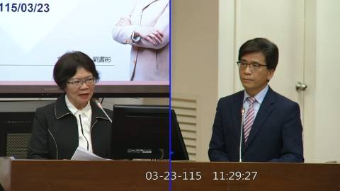 2026-03-23 09:00 第11屆 第5會期 主辦單位:財政委員會 劉書彬委員質詢封面