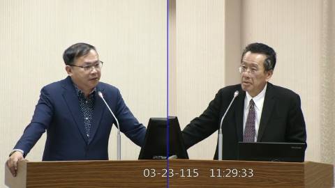 2026-03-23 09:00 第11屆 第5會期 主辦單位:外交及國防委員會 王義川委員質詢封面