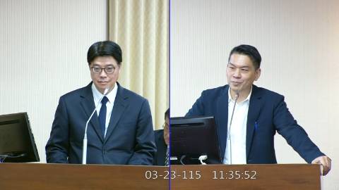 2026-03-23 09:00 第11屆 第5會期 主辦單位：內政委員會 李柏毅委員質詢封面