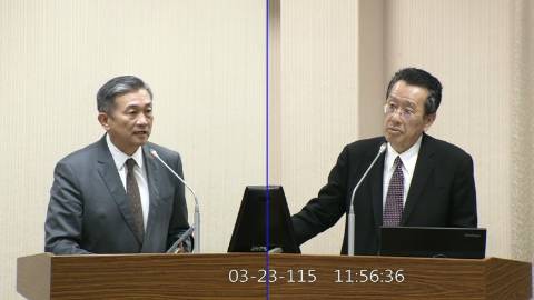 2026-03-23 09:00 第11屆 第5會期 主辦單位:外交及國防委員會 王定宇委員質詢封面