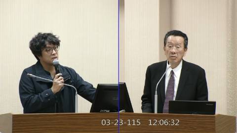 2026-03-23 09:00 第11屆 第5會期 主辦單位:外交及國防委員會 沈伯洋委員質詢封面