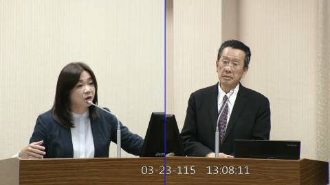 2026-03-23 09:00 第11屆 第5會期 主辦單位:外交及國防委員會 馬文君委員質詢封面