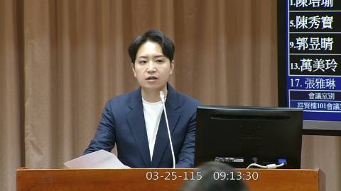 2026-03-25 09:00 第11屆 第5會期 主辦單位:教育及文化委員會 羅廷瑋委員質詢封面