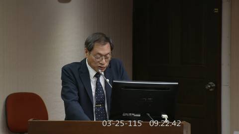 2026-03-25 09:00 第11屆 第5會期 主辦單位:社會福利及衛生環境委員會 蘇清泉委員質詢封面