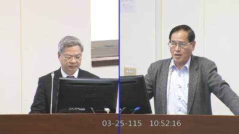2026-03-25 09:00 第11屆 第5會期 主辦單位：經濟委員會 鄭天財Sra Kacaw委員質詢封面