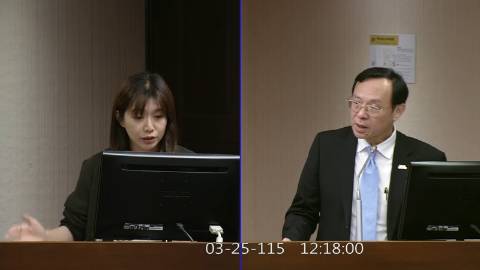 2026-03-25 09:00 第11屆 第5會期 主辦單位：社會福利及衛生環境委員會 張雅琳委員質詢封面