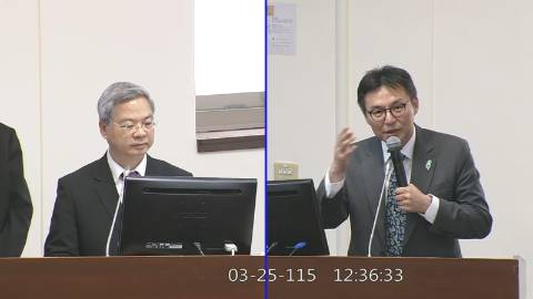 2026-03-25 09:00 第11屆 第5會期 主辦單位：經濟委員會 洪毓祥委員質詢封面