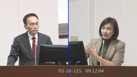 2026-03-26 09:00 第11屆 第5會期 主辦單位:經濟委員會 邱議瑩委員質詢封面