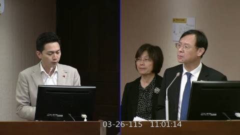 2026-03-26 09:00 第11屆 第5會期 主辦單位:社會福利及衛生環境委員會 廖偉翔委員質詢封面