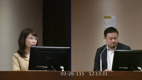 2026-03-26 09:00 第11屆 第5會期 主辦單位:社會福利及衛生環境委員會 陳昭姿委員質詢封面