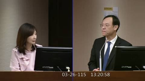 2026-03-26 09:00 第11屆 第5會期 主辦單位:社會福利及衛生環境委員會 郭昱晴委員質詢封面